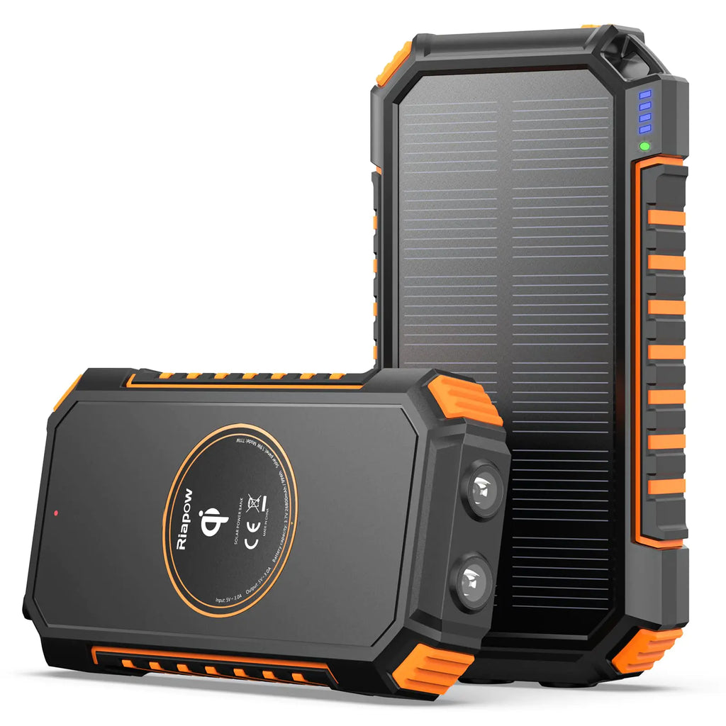 Riapow Solar  Power Bank Charger