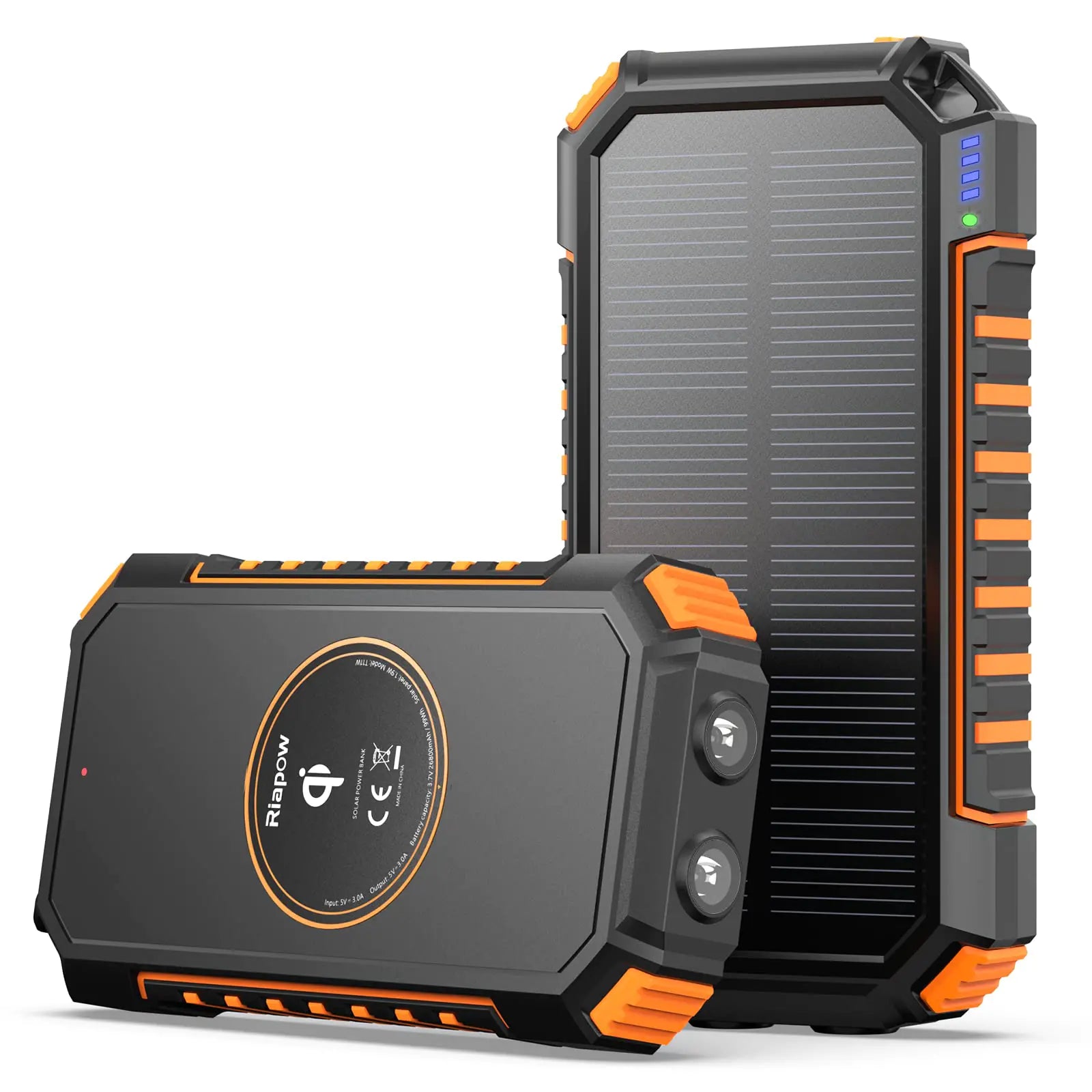 Riapow Solar  Power Bank Charger
