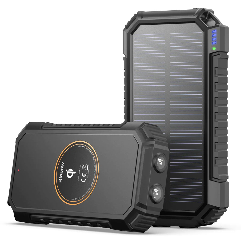 Riapow Solar  Power Bank Charger