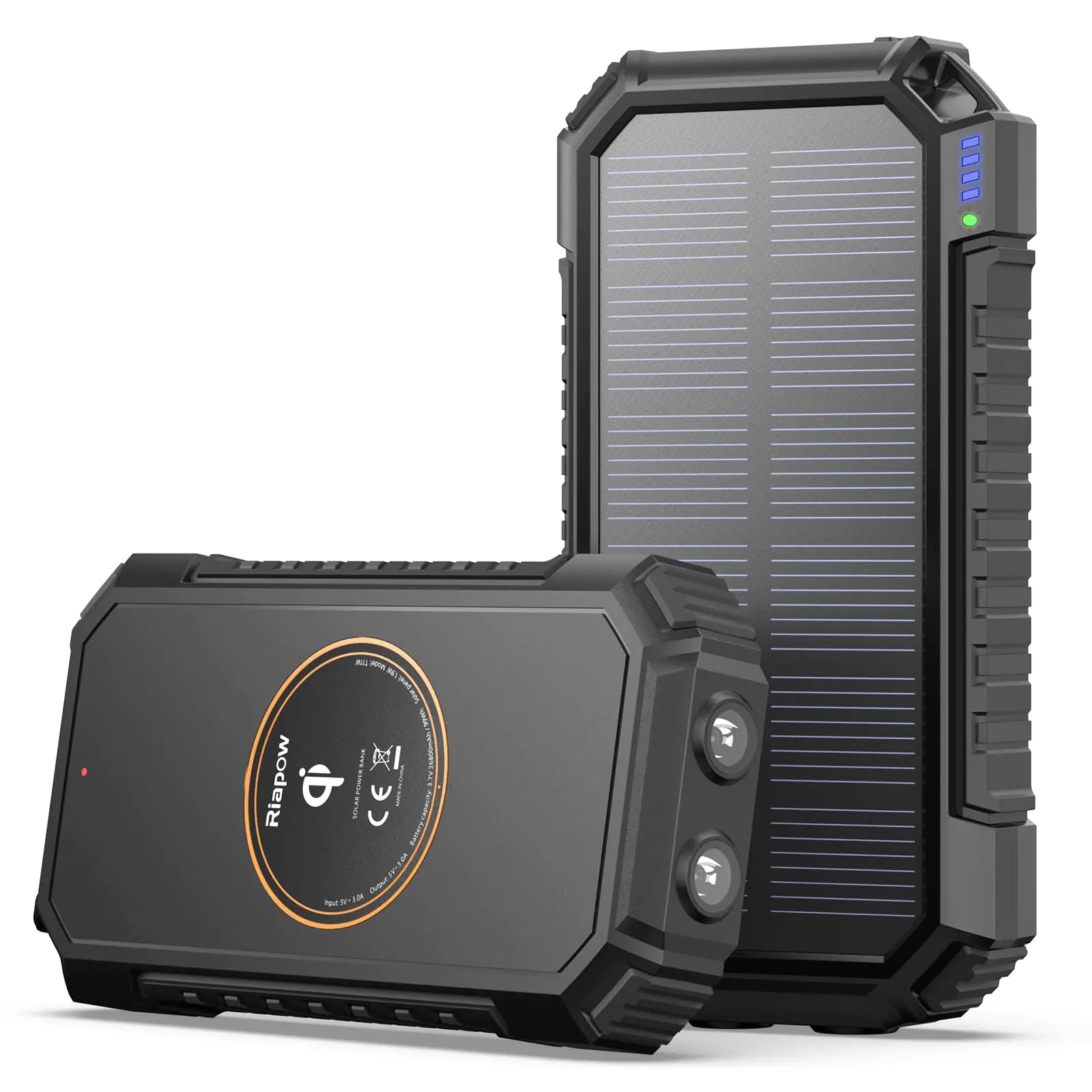 Riapow Solar  Power Bank Charger